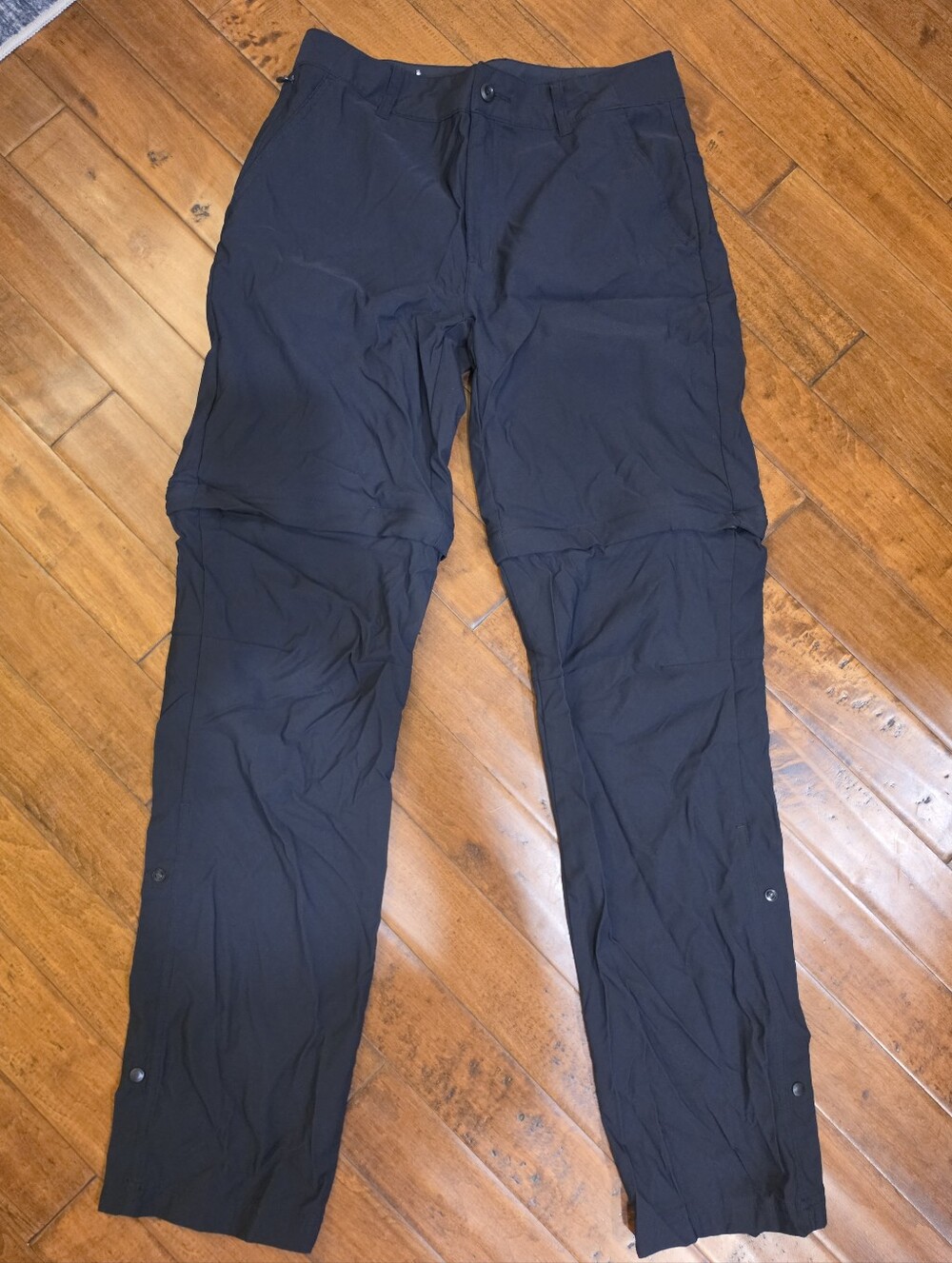 Like New Columbia Women's Leslie Falls Convertible Hiking Pants Black, Size 8